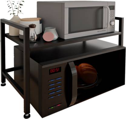 milad Containers Kitchen Rack Iron Kitchen Microwave Oven Shelf Rack, Standing Metal Multi-Function Home Storage Holders, Kitchen Shelf Organizer Space Saving