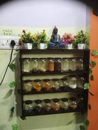 Woodsy Wonders Containers Kitchen Rack Wood