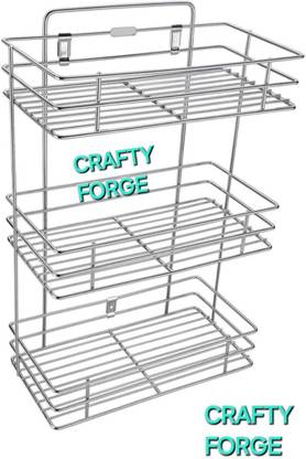 Craftyforge Containers Kitchen Rack Steel CRAFTY FORGE MULTIPURPOSE SHELF