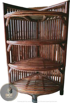 BCF Bamboo Craft Containers Kitchen Rack Wood