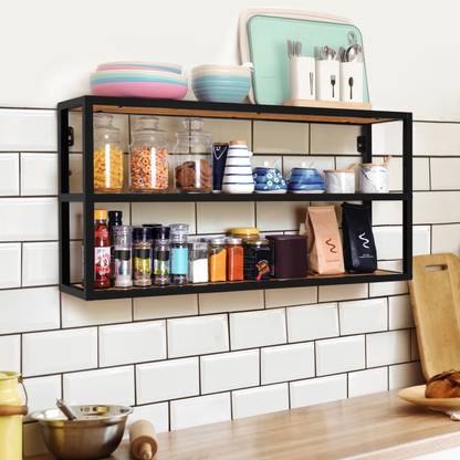 ABOUT SPACE Containers Kitchen Rack Wood