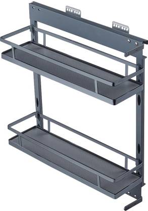 DBR Containers Kitchen Rack Iron Side Mounted Kitchen Bottle Pull Out Unit 200 mm