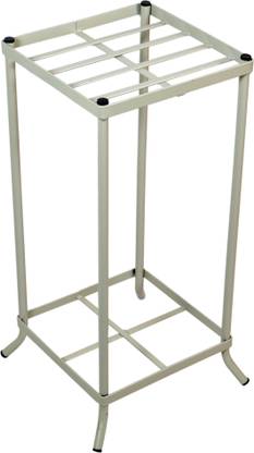 D&V ENGINEERING Water Dispenser Kitchen Rack Steel Multipurpose Water Dispenser Stand/Water can Stand/Metal Plant Stand/Flower Planter Stand for Home & Office DÉCOR (Height-2ft). (White)