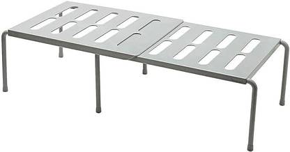 Indian Decor Containers Kitchen Rack Iron 8725 Expandable Kitchen Counter Top and Cabinet Organizer Layered Shelf