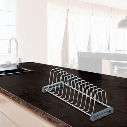 UNIQUEWELL Plate Kitchen Rack Steel Stainless Steel Tandem Dish Fixer/Tandem Basket Dish Rack/Tandem Box 20 Inch