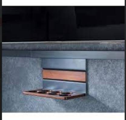 EBCO Containers Kitchen Rack Wood Kitchen Midway Shelf Spce Rack