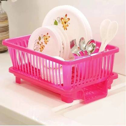 Quickmart Dish Drainer Kitchen Rack Plastic