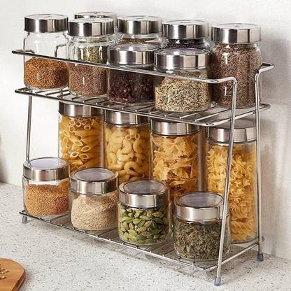 Kombuis Kitchenware Containers Kitchen Rack Steel 2 Tier Kitchen Rack | Kitchen Pantry Storage