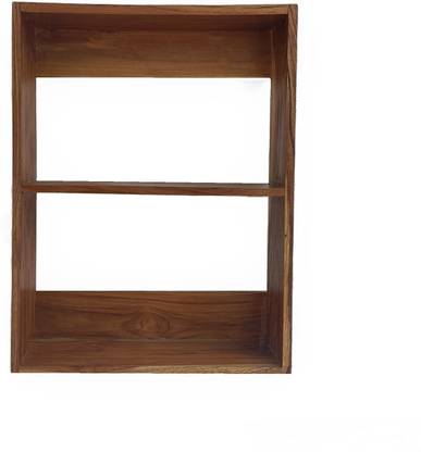 Wisekrafter Wisekrafter's Teakwood make Wall mounted Decor Rack/Shelf/Display Stand HD014 Wooden Wall Shelf