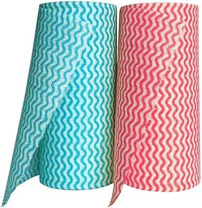 ANVIK Non Woven Kitchen Tissue/Towel Roll Washable Reusable Multipurpose Roll