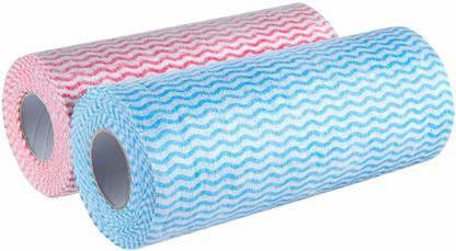 PERSONALITY PLUS Premium Non-woven Reusable & Washable Kitchen Towels Roll
