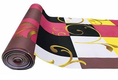 WEPIN MART 10 Meter, Size - 45 x 1000 cm Rectangular Long Shelf Liner,Multi Color