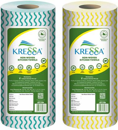 KRESSA Non-woven Kitchen Towels | Reusable Kitchen Wipes