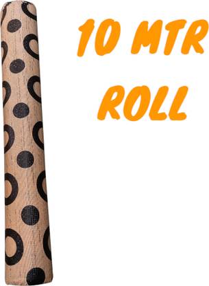 Mopak Decor 10 Meter KitchenRoll ShelfMat Roll Brown Black Circle Mat Size -45x1000 cm