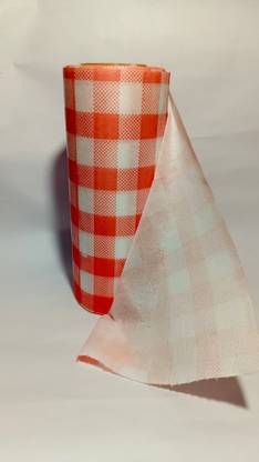 HVM Kitchen red check roll 1