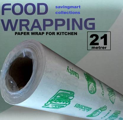 SAVINGMART COLLECTIONS ALWAYS SALE PRICE 21 MTR| FOOD WRAPPING PAPER| BUTTER PAPER| PARCHMENT PAPER|