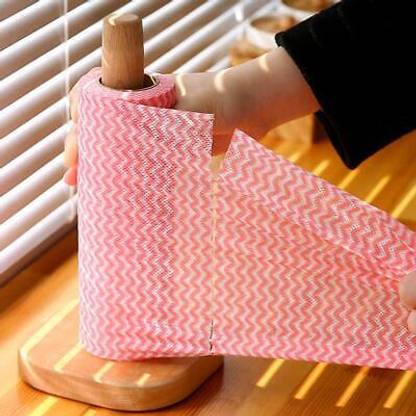 rollinhub Non-Woven Reusable Kitchen Towel Roll, Highly Absorbent s04fg { Pack of 1 }