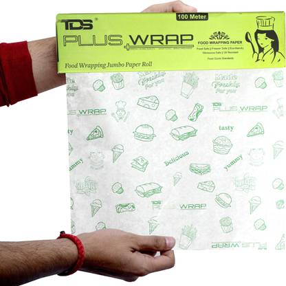 TDS PLUS WRAP TDS 100 Meter Printed Butter Paper