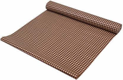 Furnish Flow 10 Meter, Size - 45 x 1000 cm Rectangular Long Shelf Liner.(BROWN)