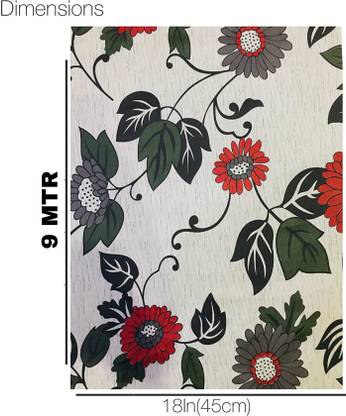 ROYAL-NEST 9 Meter Kitchen Roll Shelf Mat Roll Gryble Color Antislip Mat Size - 45 x 900 cm