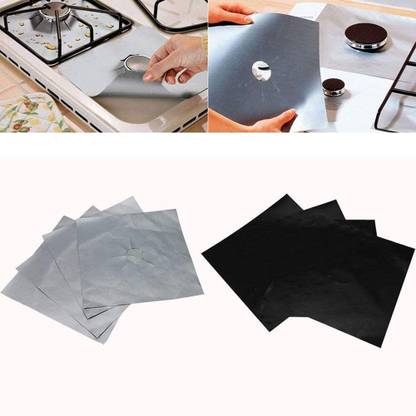 FLOSTRAIN Glass Fiber Reusable Mat Pad | Non Stick Fiber mat Easy Clean for Gas Stove