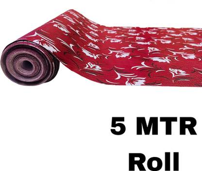 ROYAL-NEST 5 Meter Kitchen Roll Shelf Mat Roll Pinna Color Antislip Mat Size - 45 x 500 cm