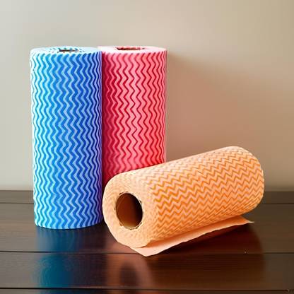 Dheeraay Washable and Reusable - 2 Ply Kitchen Printed Tissue/Towel Paper Roll b86j