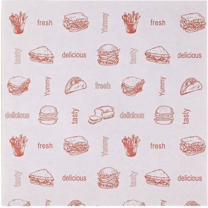 BREEZE Food Wrapping Paper Elegant Design Ideal for Parties, Picnics & Daily Dining