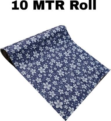 ROYAL-NEST 10 Meter Kitchen Roll Shelf Mat Roll Blmi Color Antislip Mat Size - 45 x 1000 cm