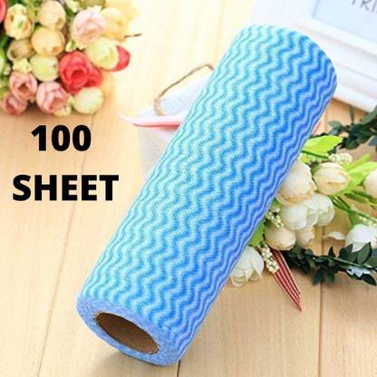 KedarKantha (100 Wipes per roll) Reusable Wipes Roll Cloth Cleaning Cloth Kitchen Towels