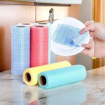 Liftoff Kitchen Reusable Super Absorbent Cleaning Wipes Towel Roll df46k - ( Pack of 1 )