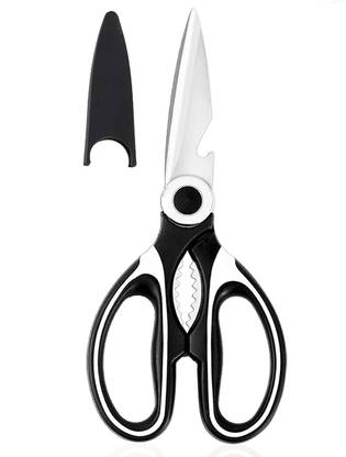 VAVSU Multipurpose Kitchen Scissors for Meat,Herb,Vegetable-Ultra Sharp Kitchen Shears Stainless Steel All-Purpose Scissor