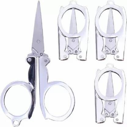 Elecsera Portable Mini Folding Silver Scissors Scissors