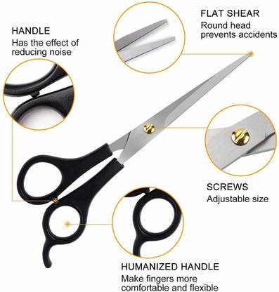 Doberyl Sharp Stainless Steel Professional Salon Barber Hair Cutting Scissors Smooth & Comfortable. Scissors