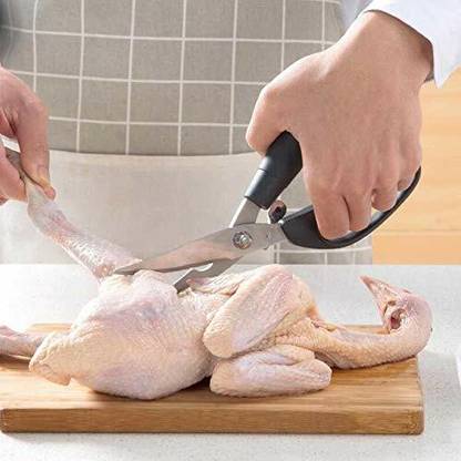 TrustShip Fish/Chicken Born And Meat Multipurpose Scissors Knife Stainless Steel All-Purpose Scissor