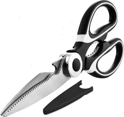 PENTOM Black Scissor Stainless Steel Kitchen Scissors Shears Tool Using Stainless Steel All-Purpose Scissor