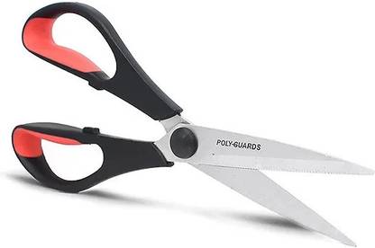 POLYGUARDS Heavy Duty Serrated Kitchen Scissors Stainless Steel Fish Scissor