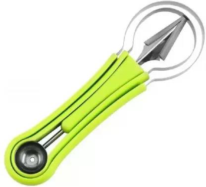 prisma collection Easy Handheld Multi Use Stainless Steel Serving Scooper with Trigger Kitchen Scoop