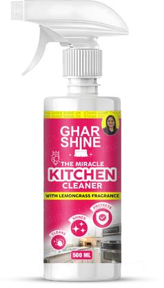 GHARSHINE Kitchen Cleaner Spray 500ml With Lemongrass Fragrance For All Cleaning Kitchen Cleaner