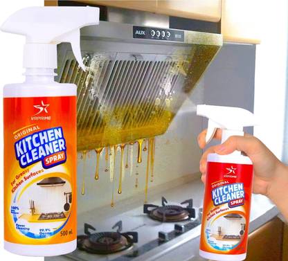 VRPRIME Multi-Purpose Foam Cleaner Kitchen Cleaner Spray Grease Stain Remover Kitchen Cleaner