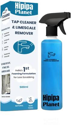 HiPiPa Tap Cleaner Limescale Remover|1st Foaming Formulation for Bathroom Accessories Kitchen Cleaner