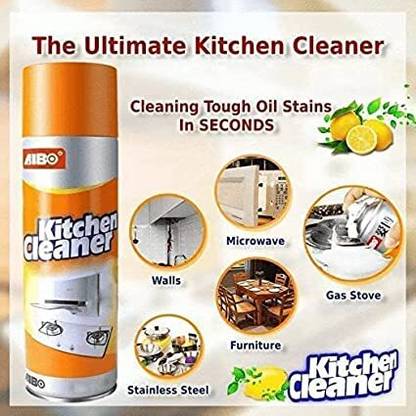 JRD Mart Multi-Purpose Foam Cleaner Kitchen Cleaner Spray Grease Stain Remover Kitchen Cleaner