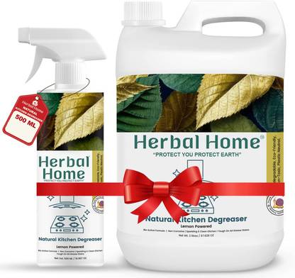 Herbal Home Combo Kitchen Degreaser Spray | Kitchen All-Round Surface Kitchen Cleaner