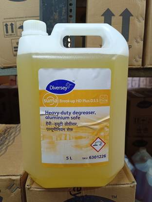 Diversey SUMA BREAK UP D 3.5, Degreaser 5 Ltr Kitchen Cleaner