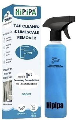 HiPiPa Tap Cleaner Limescale Remover|1st Foaming Formulation for Bathroom Accessories Kitchen Cleaner