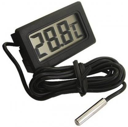 Divinext Mini Digital Thermometer Hygrometer Indoor Room Temperature Humidity Meter Digital Thermometer TPM-10 with Water Proof sensor All-in-One Digital Moisture Measurer