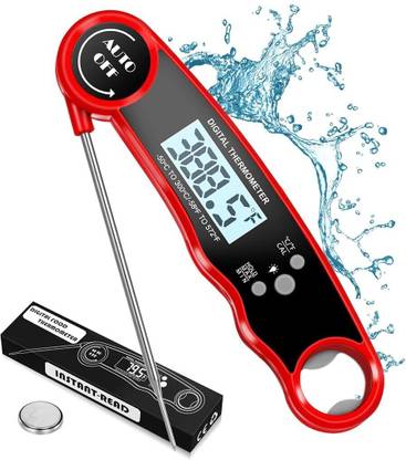 Zeitel Food Thermometer with Instant Read Food Thermometer with Backlight|Calibration Thermometer with Fork Kitchen Thermometer