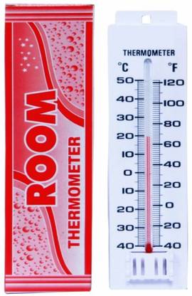 Divinext Wooden Body Wall Thermometer for Room Temperature Degrees Celsius Fahrenheit Meter Plastic Wall Thermometer Room Thermometer Temp Meter Pinless Analog Moisture Measurer