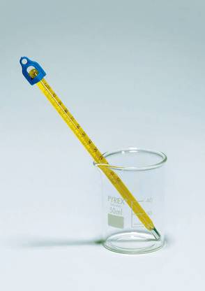 Greyart Lab Thermometer for School Industries Lab Use Range 10 to -110 Thermometer with Fork Kitchen Thermometer