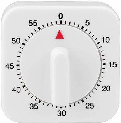 mLabs 60 Minutes Manual Timer Mechanical Reminder Alarm Clock Kitchen Timer Analog Kitchen Timer